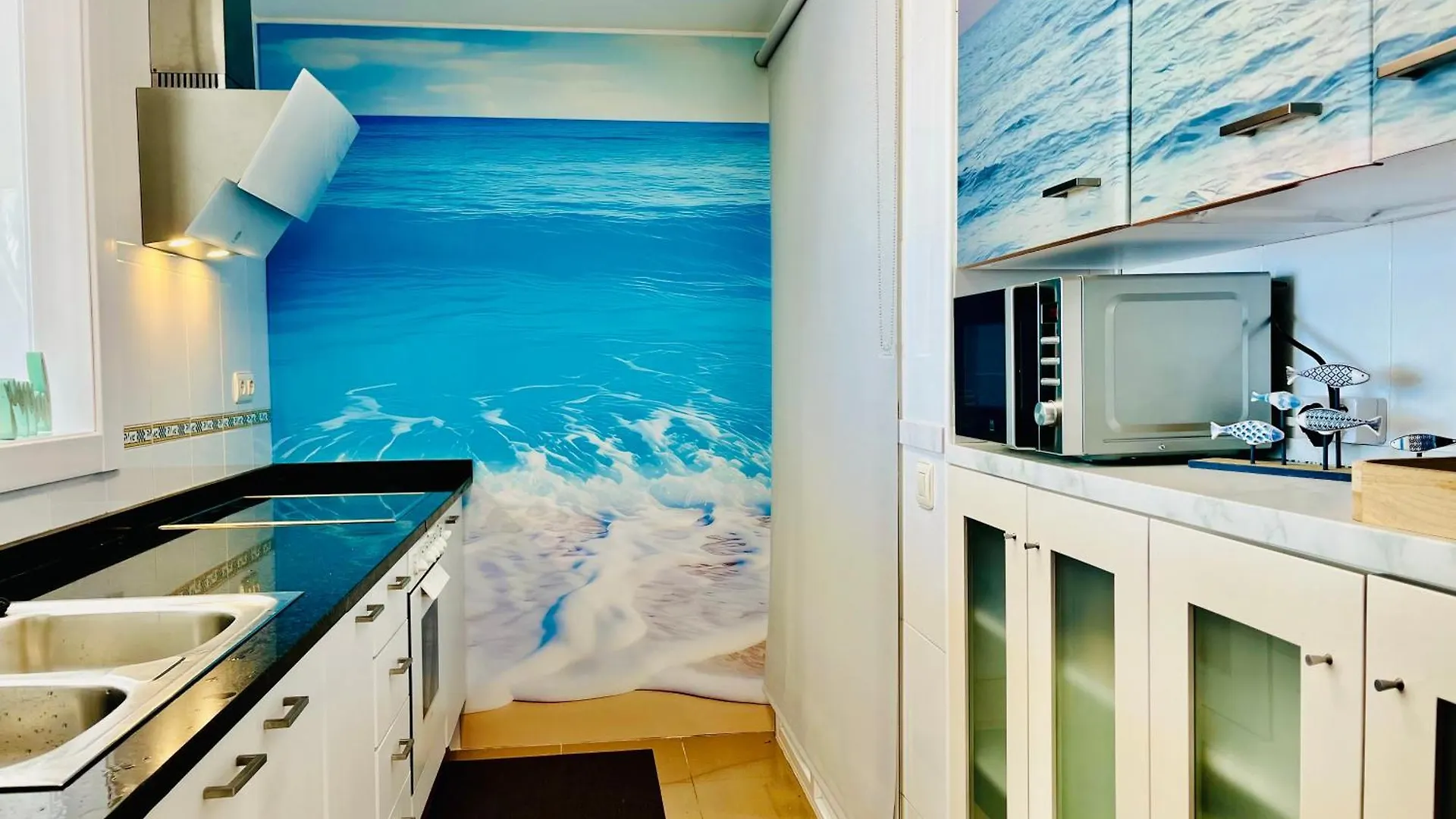 Frente Al Mar Salida Directa Por Jardin A Playa 30 M Agua Apartment Cubelles